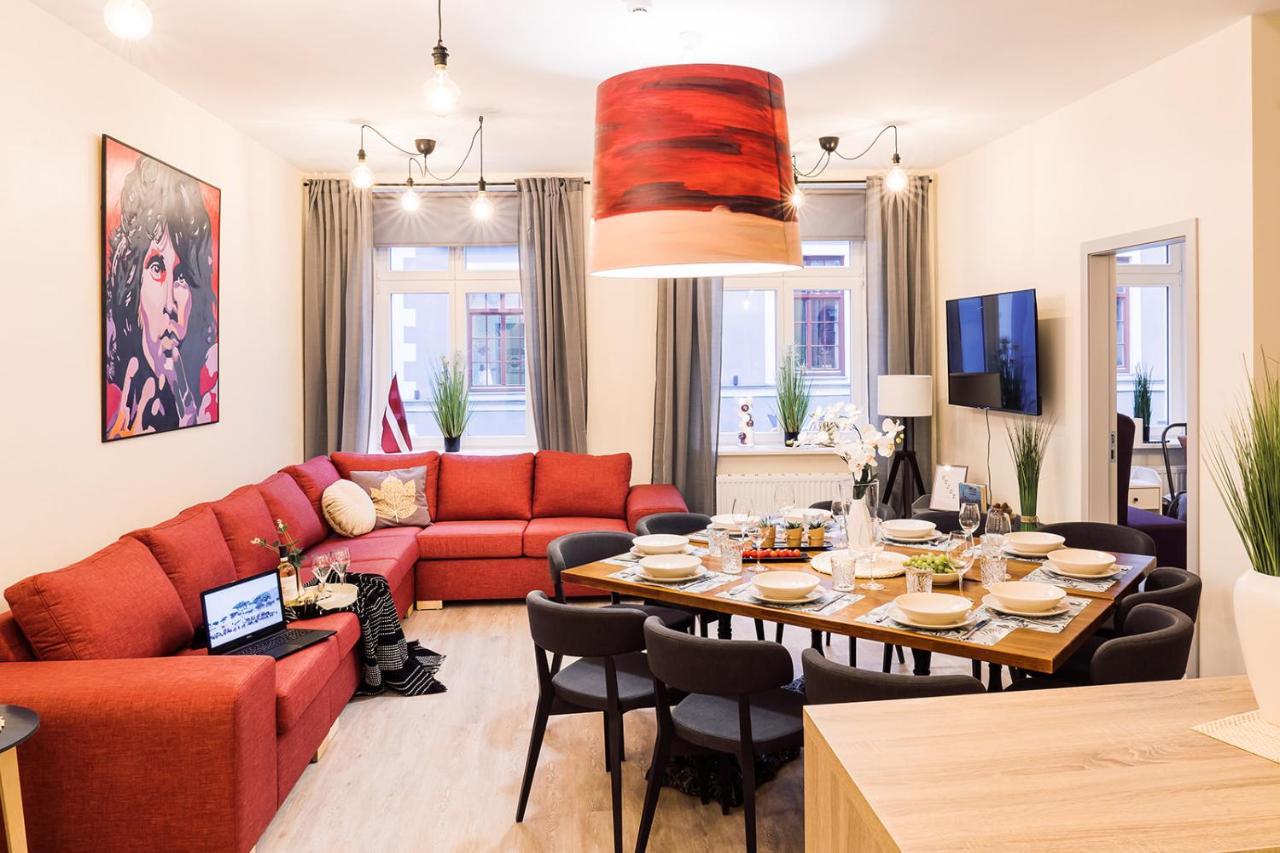 Morrison Apartment/15 Guests/7Bedrooms/Riga Old Town Exterior photo